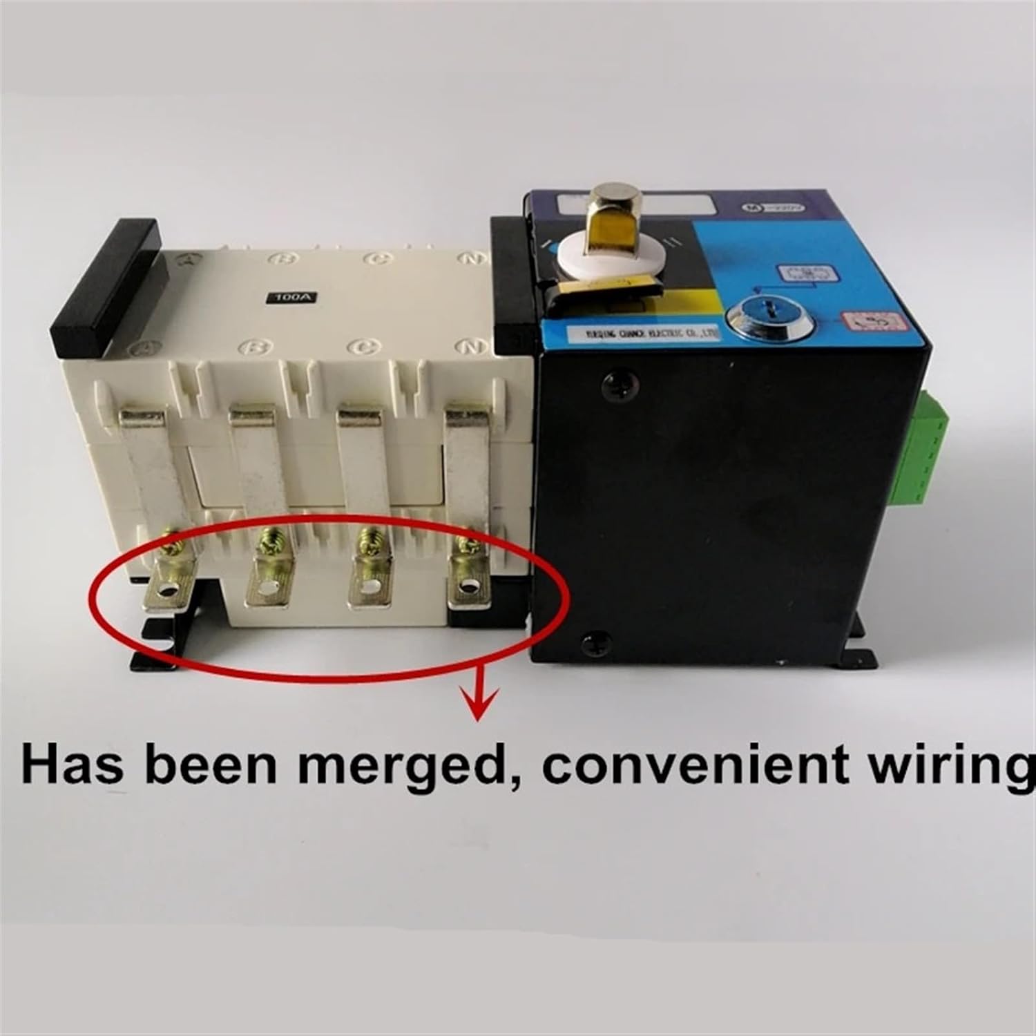 4P 100A 380V Automatic Switch Dual Power Automatic Transfer Switch 2 in 1 Out Power Automatic Transfer Switch 4P 100A