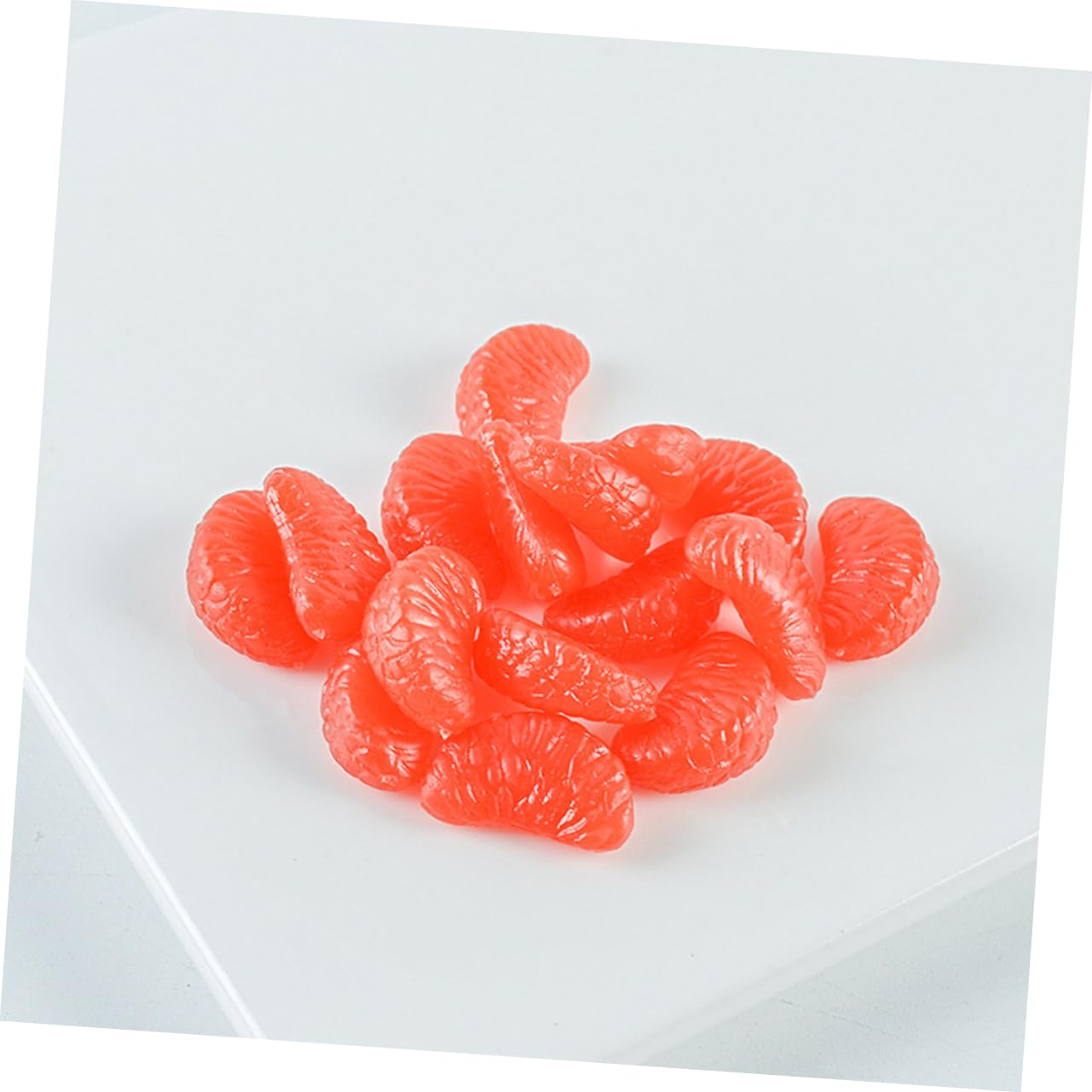 TOYANDONA 160stücke Mini Orangenscheiben Charms Deko Für -handwerk Handyhüllen Haarschmuck Mehr Realistische Fruchtscheiben Für Kreative Bastelprojekte