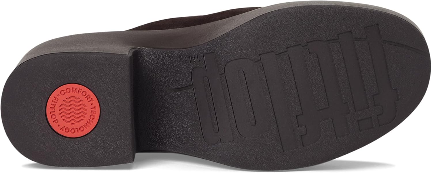 FitFlop Womens Platfforms Suede Heeled Mules - Image 4