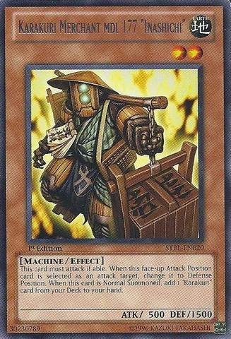Yu-Gi-Oh! - Karakuri Merchant MDL 177 Inashichi (STBL-EN020) - Starstrike Blast - 1st Edition - Rare