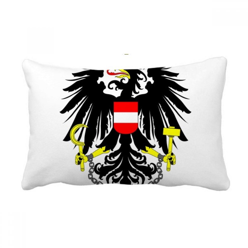 Jeter coussin oreiller lombaire insert cover national emblème Autriche