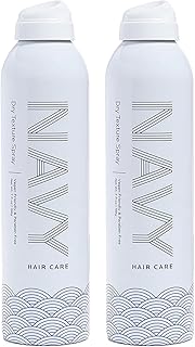 NAVY HAIR CARE Dry Texture Hair Spray | Volumizing + Adds Instant Thickness | Lightweight Styling Spray for Fine Hair | Non-Drying Formula with Sunflower Oil | 7 oz (Pack of 2)