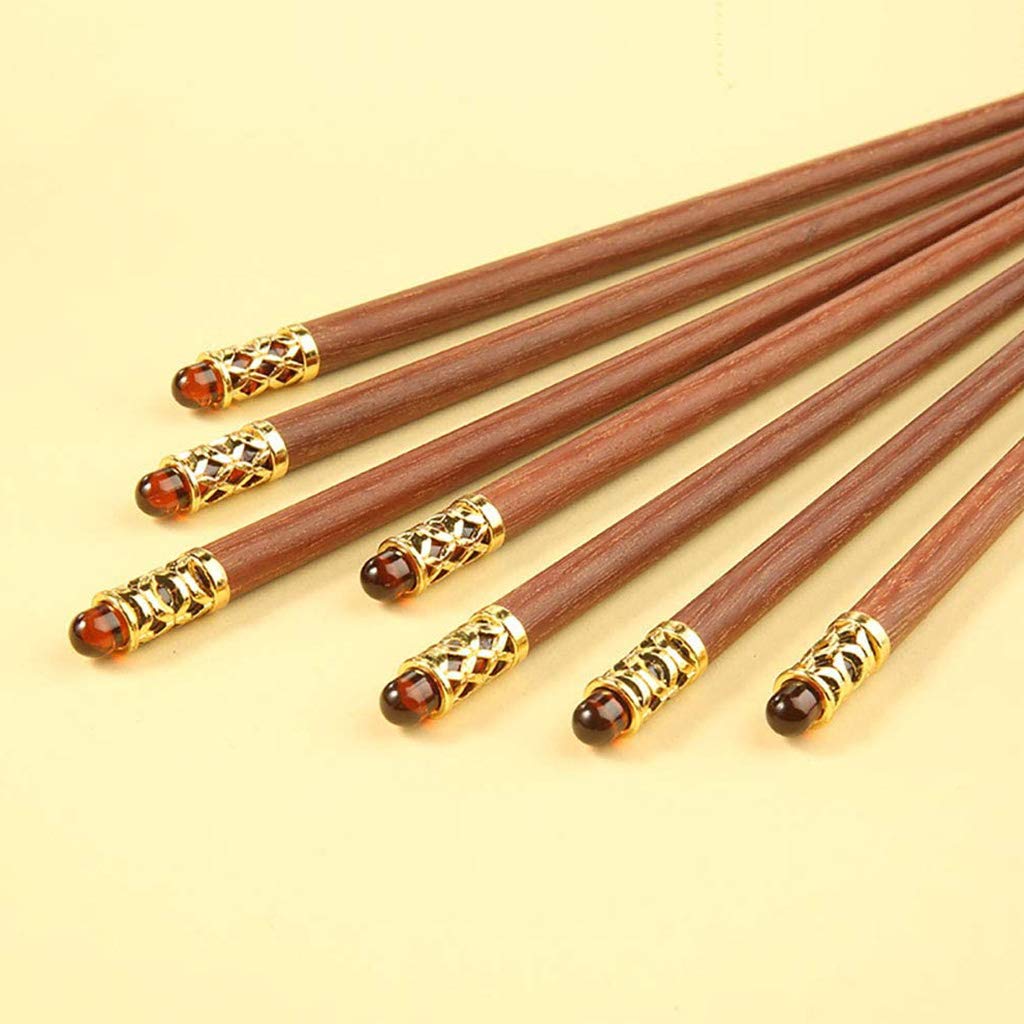 Baguettes, baguettes chinoises Chopsticks Wood Chopsticks Gift Set with Gift Box and Chopstick Rest Set5 Pairs Wooden Hand Carved Chopsticks ReusableDishwasher SafeJapanese Chopsticks for,B