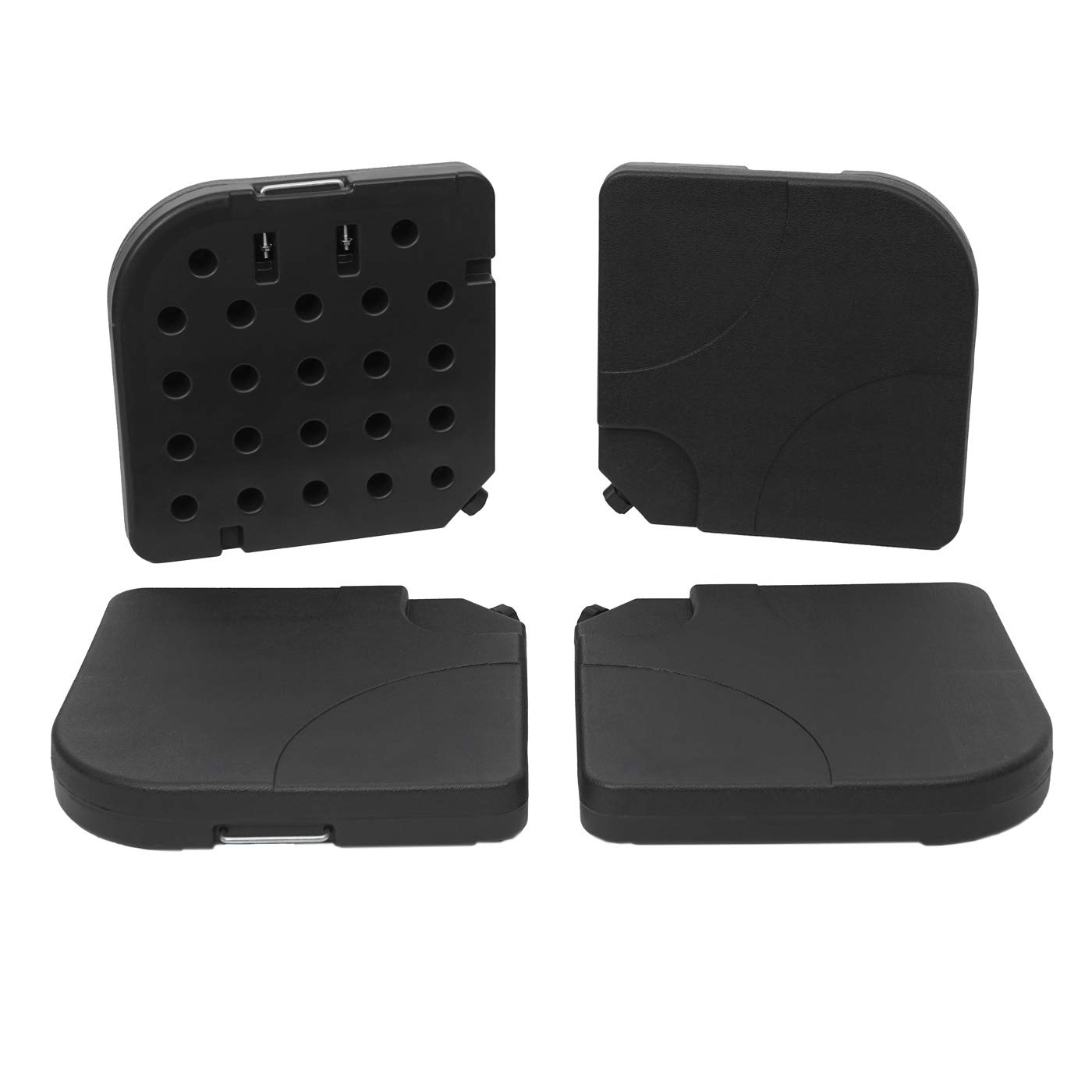 Mendler Sonnenschirmständer HWC-F78 für Bodenkreuz, befüllbar 100kg