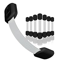 Vista 12 de Cerraduras de Seguridad a Prueba de Bebés para Niños (Paquete de 2) por Skyla Homes - Los Pestillos Adhesivos 3M para Gabinetes Más Seguros, Rápidos