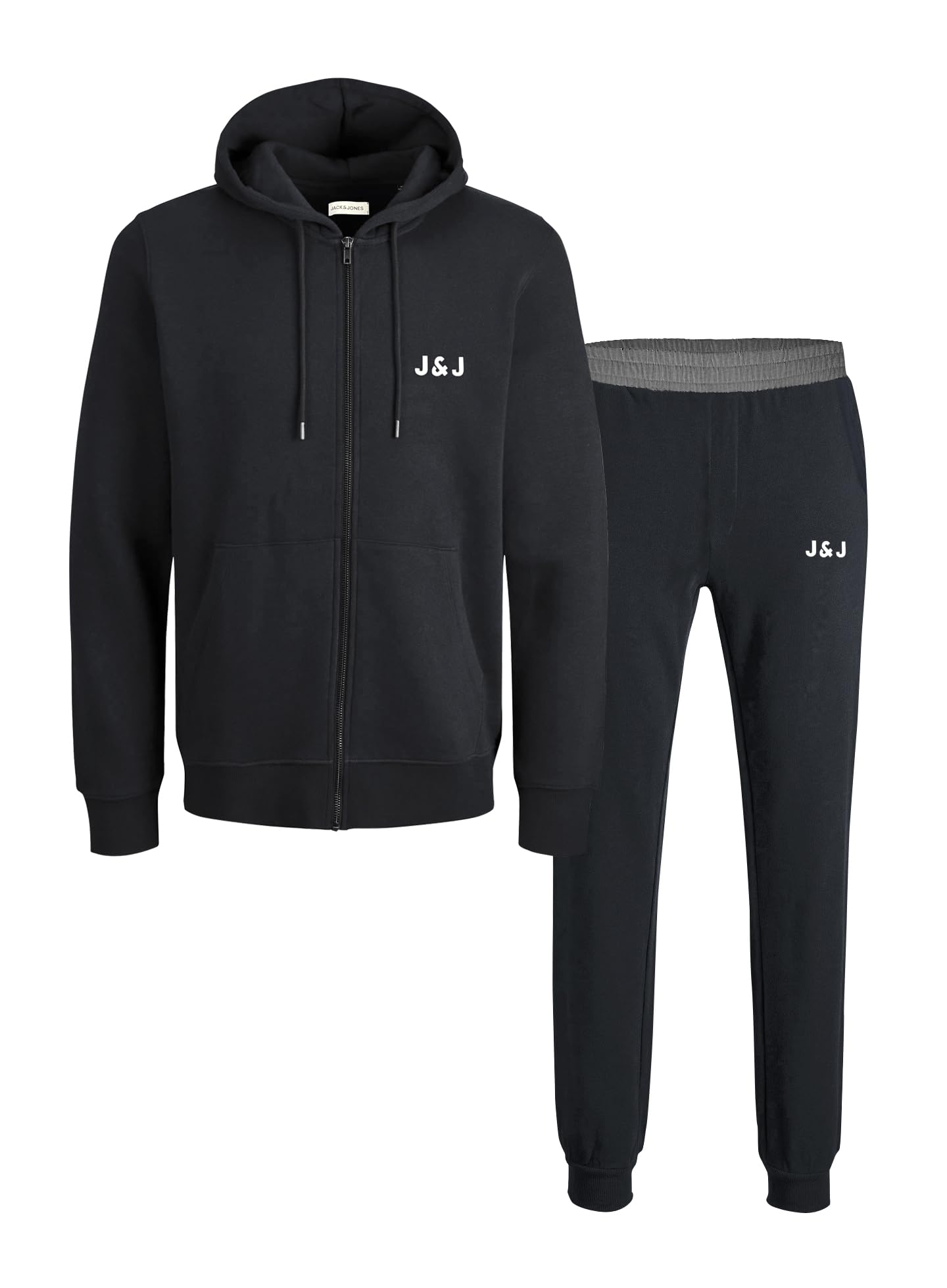 Jack & Jones JACK & JONES Men's Jaclounge Set, Black (Black), XXL