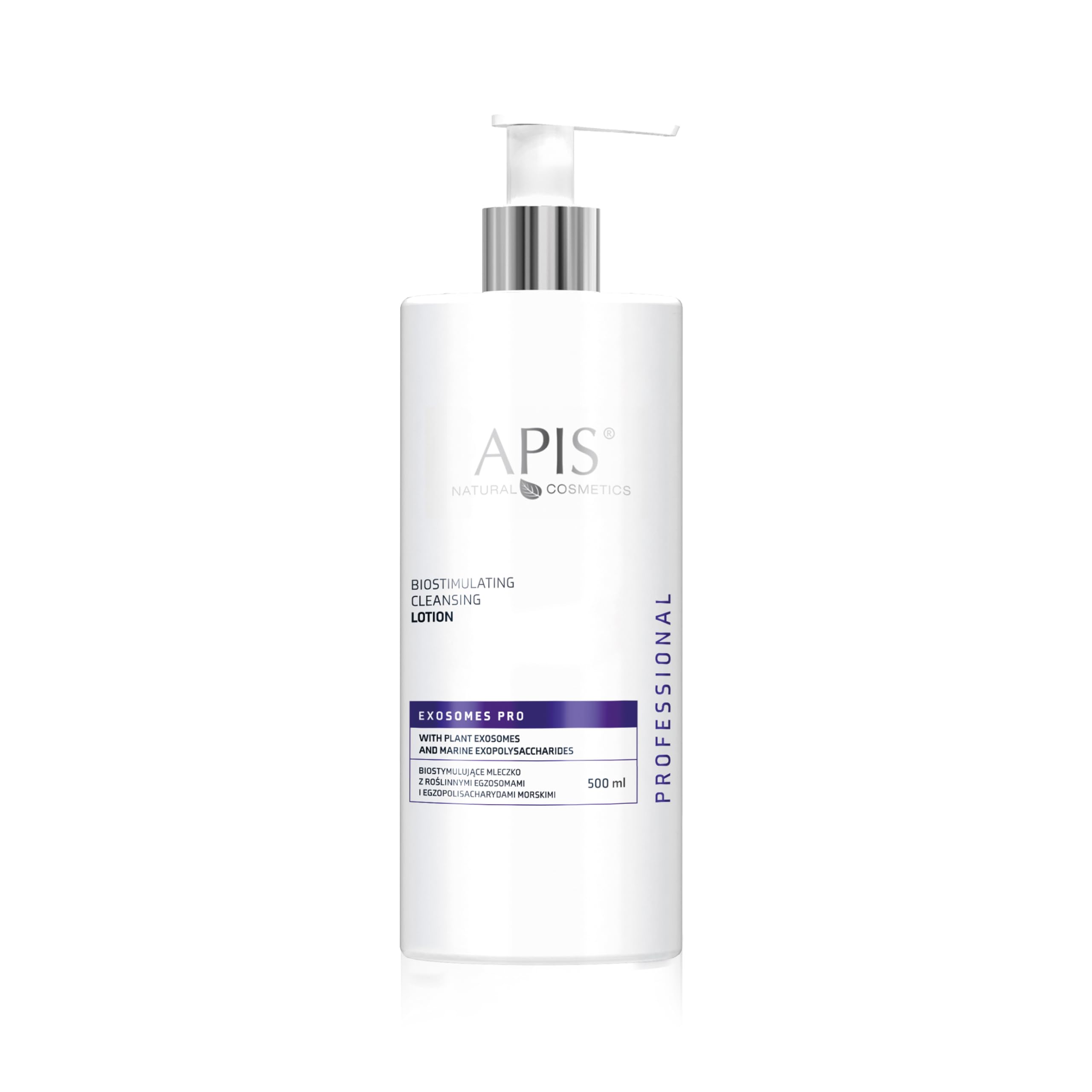 APIS Professional Exosomes Pro Biostimulating Cleansing Lotion with Plant Exosomes and Marine Exopolysaccharides, 500ml