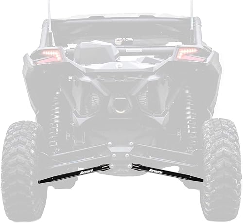 SuperATV Brazosvarillas de radio inferior trasero en caja para Can-Am Maverick X3 64 pulgadas TurboX RCX MRX DSMAX (ver ajuste a continuación) -