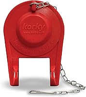 Korky 100BP Ultra High Performance 2-Inch Universal Toilet Flapper - Adjustable Fit, Long-Lasting Rubber, Made in USA