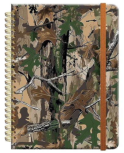 Carnet à spirales A5 ligné avec couverture rigide et double fil
