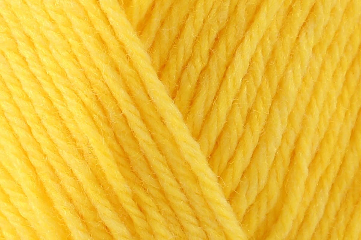 Sirdar Snuggly DK Crochet Yarn, Nylon Acrylic Blend Double Knitting Wool for Hats, Headwear, Sweaters - 50g Balls - Sunshine (500) - Pack of 5