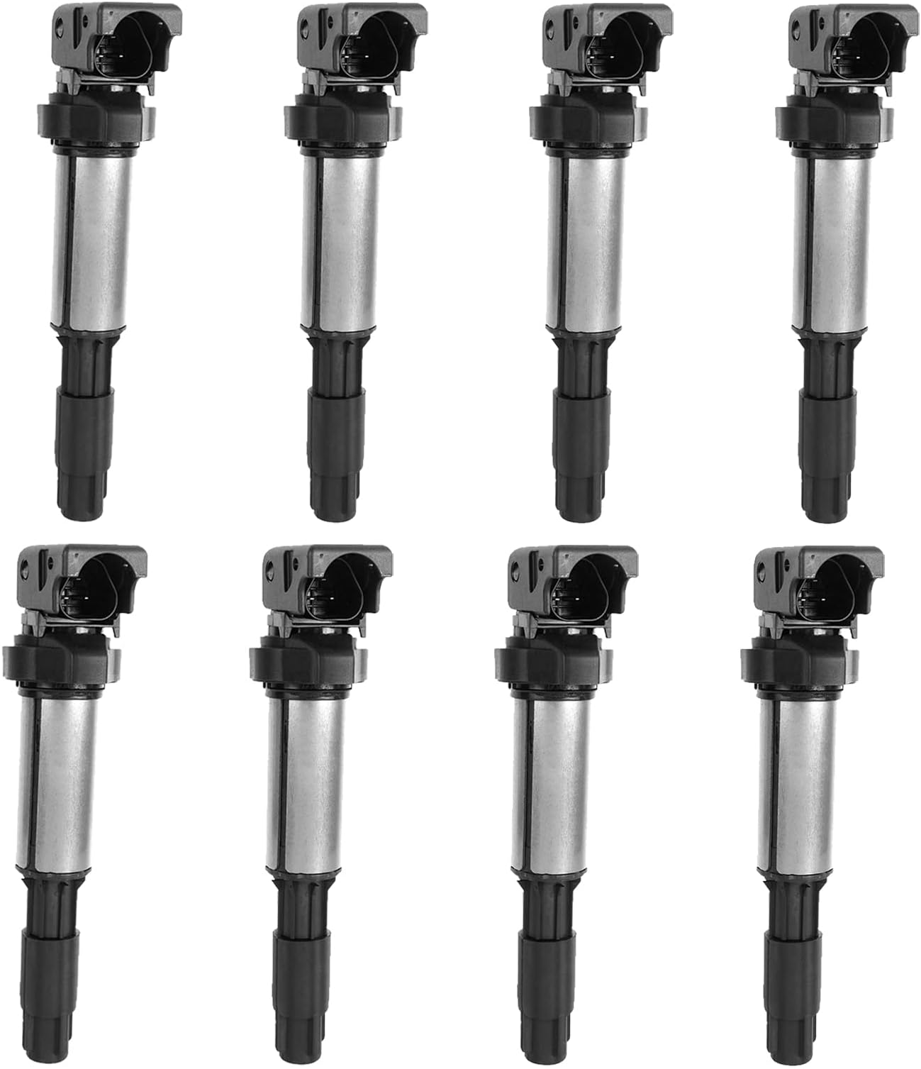 Amazon.com: Set of 8 Ignition Coil Packs for 4.4L 4.8L V8 BMW X5 650i ...