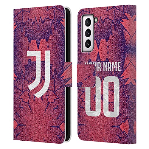 Carcasa Juventus Samsung S21 5G de cuero tipo libro para aficionados