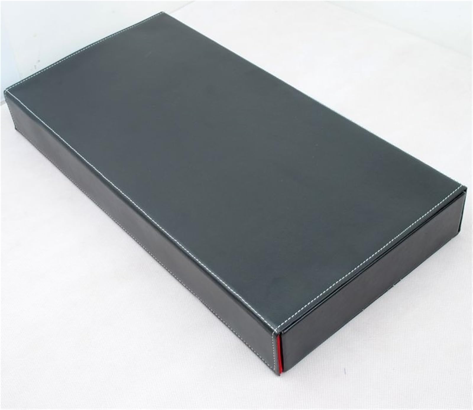 Stojak na okulary przeciwsłoneczne, aksamitne okulary przeciwsłoneczne, organizery do przechowywania biżuterii z magnetyczną osłoną, wystrój domu (czerwony, 48 x 24 x 6 cm)