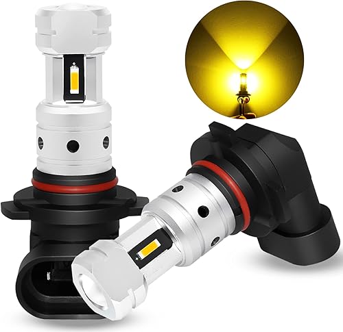 PHINLION Bombillas LED antiniebla 9145, superbrillantes, 3800 lúmenes, H10, 9040, 9045, 9140, repuesto de bombilla LED antiniebla, tamaño mini 1:1,