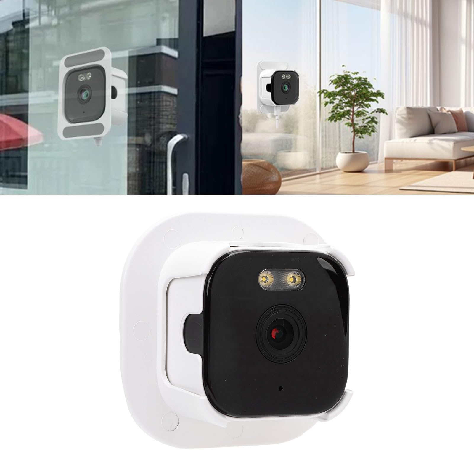 VBESTLIFE Kamera Okienna 2K, Wewnętrzna Kamera Kopułkowa WiFi 5G i 2,4 GHz do zabezpieczeń w Domu z funkcją Wykrywania Obecności Człowieka, Przypomnienie w Czasie Rzeczywistym,