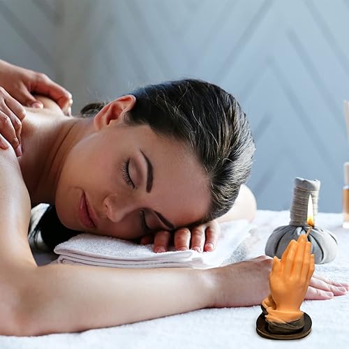 Vista 16 de 2 moldes de silicona para velas de Halloween, bricolaje 3D de calabaza malvada, molde de cera para hacer velas de yeso, adorno de resina, jabón, 2