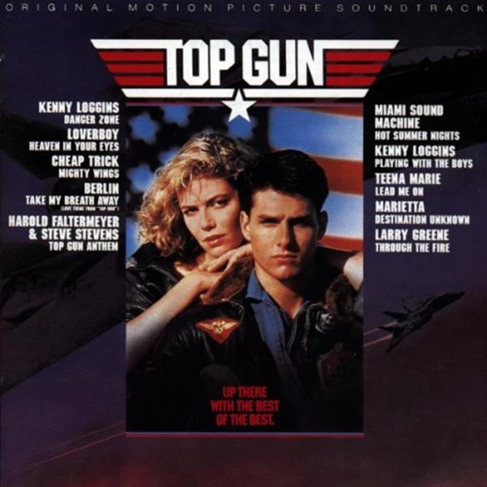 Top Gun Original Motion Picture Soundtrack CD 1986 CDCBS 70296 Kenny Logins
