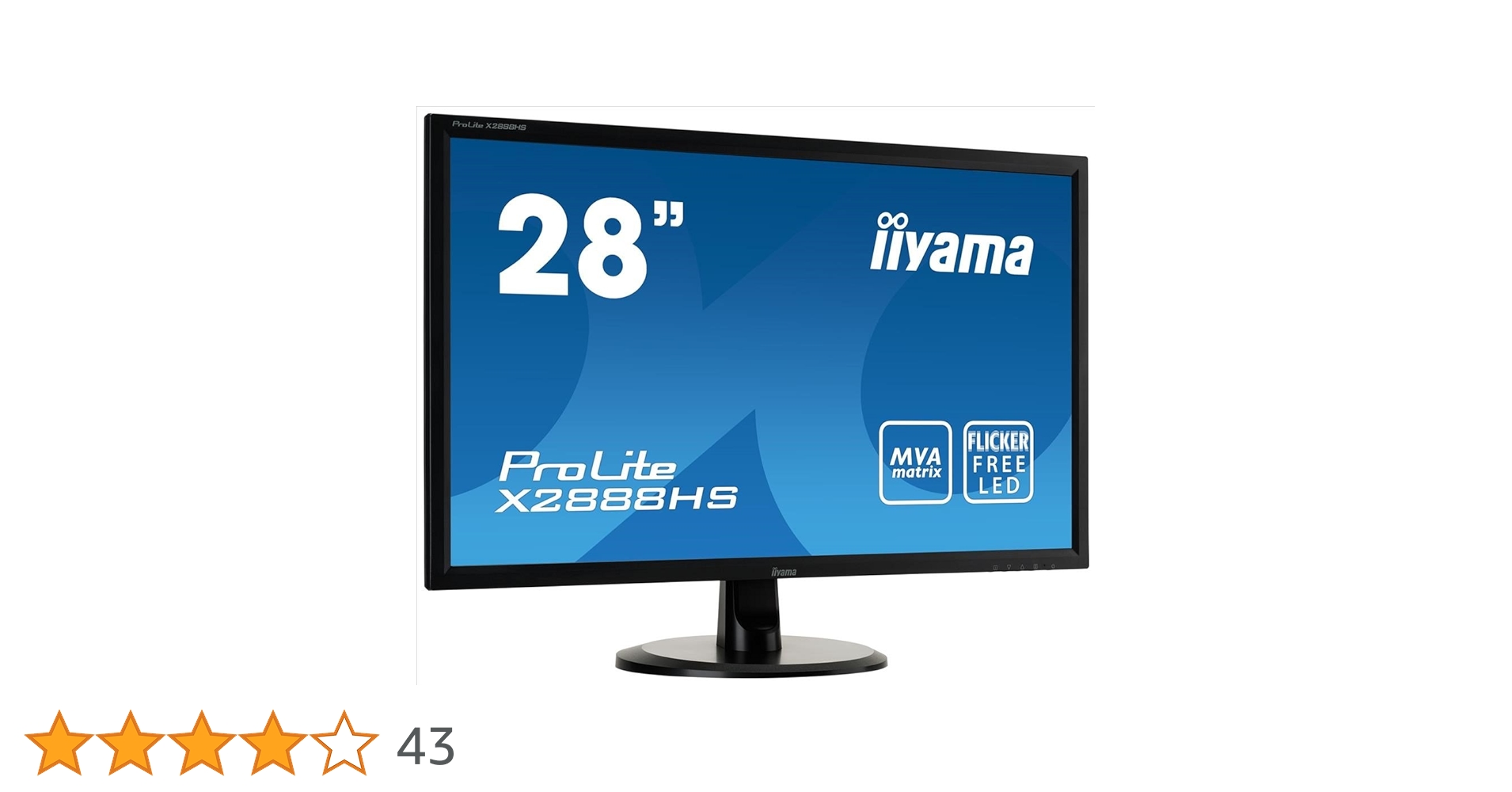 Amazon.co.jp: iiyama ディスプレイ モニター X2888HS-B1 28