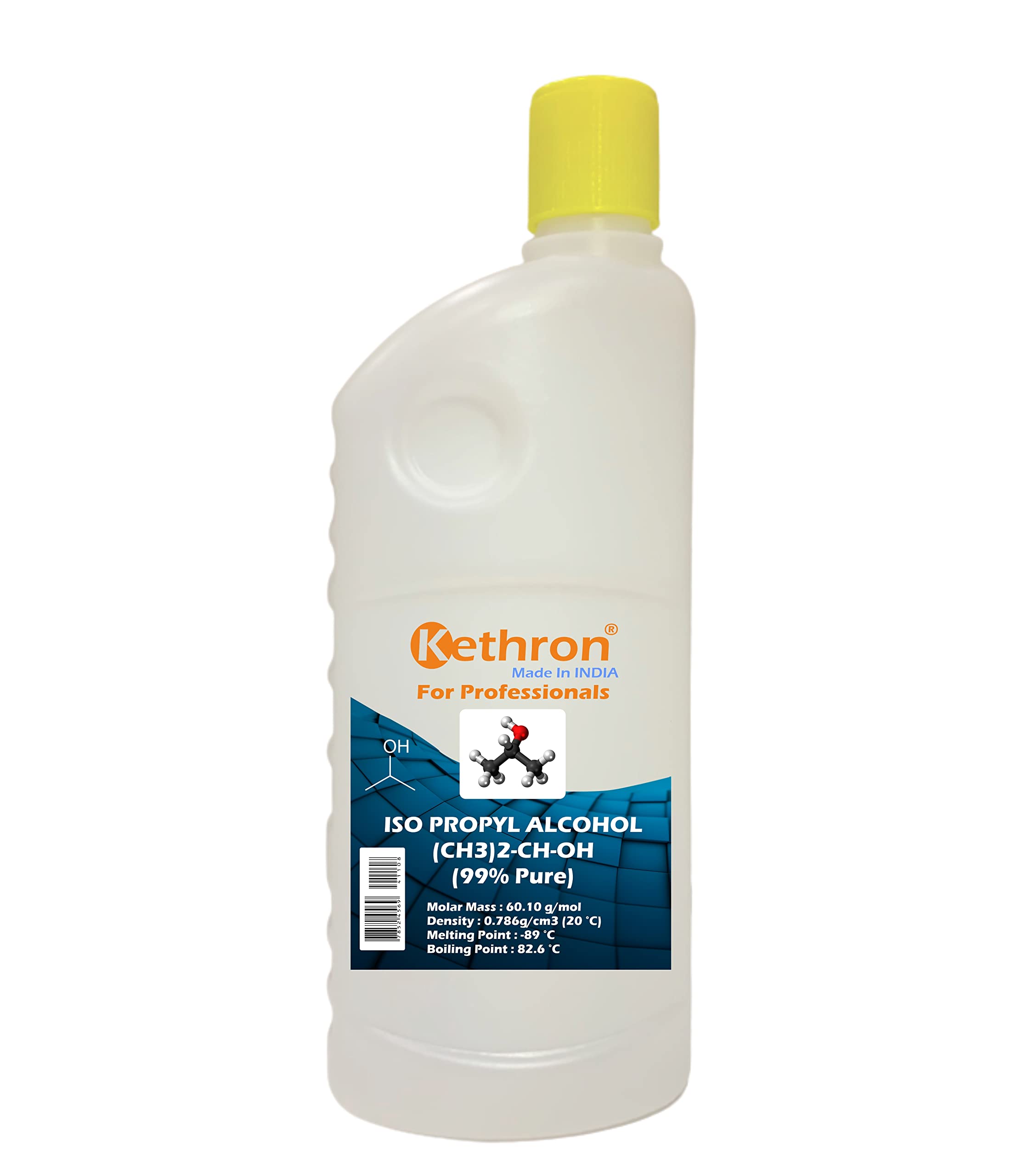 Kethron® Original IPA Iso-Propyl Alcohol 99% CAS: 67-63-0, Laboratory Grade, Multiple Cleaner, Electronics, Mobile, LCD, Laptop Glass Tiles Metal and Surface Cleaning Stain and Dust Remover (500 ml) (B0D2LFP8FV) Amazon Price History, Amazon Price Tracker