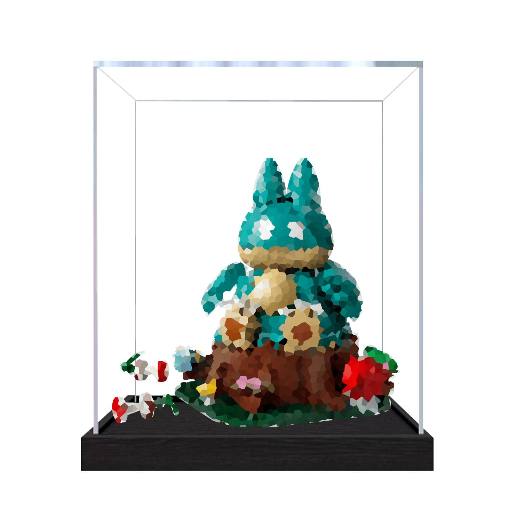 Acrylic Display Case for Le-go 72150 Model (Black2mm)