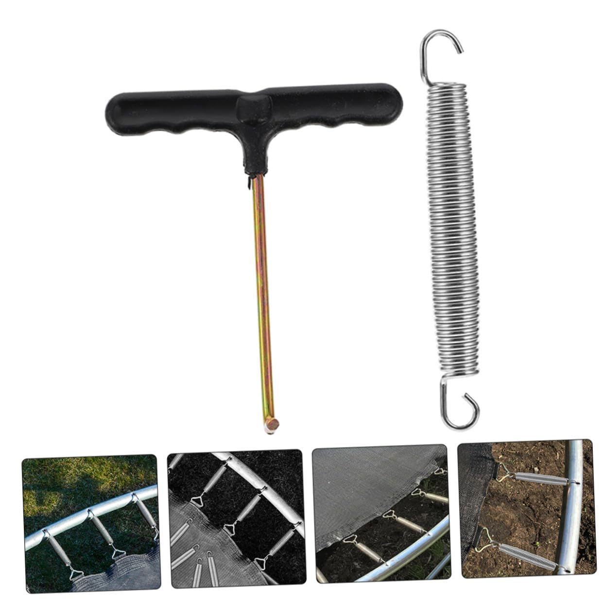 WOONEKY Molle per in Acciaio Zincato Molle di Tensione Resistenti per Sostituzione e Riparazione Dimensioni Compatte e Leggere per Esterno