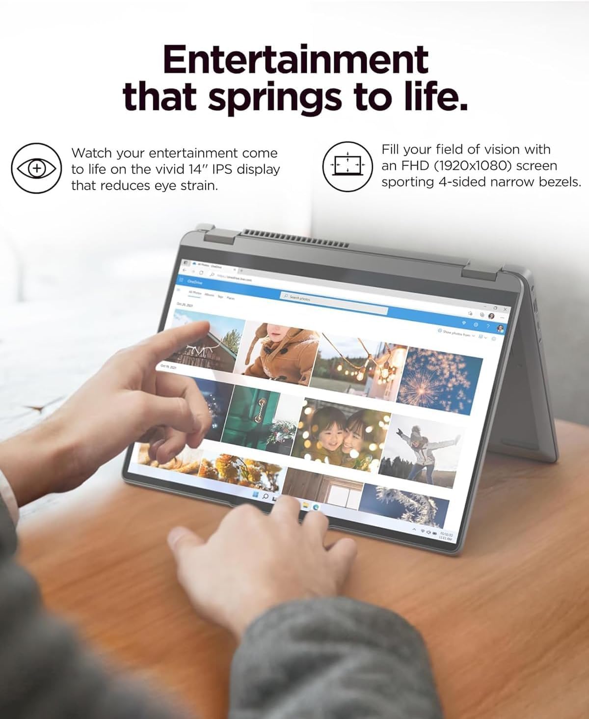 <p>Lenovo IdeaPad Flex 5 15.6" FHD Touchscreen Laptop: Intel Core i5, 8GB RAM, 1TB SSD, Windows 11, Backlit Keyboard, Fingerprint Reader, Graphite Gray</p>