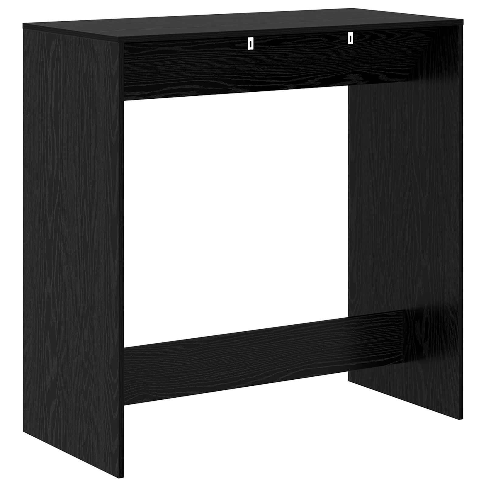 Stolik barowy o wyglądzie dębu, materiał drewnopochodny, 102 x 50 x 103,5 cm, prostokątny, nowoczesny, nie zajmuje dużo miejsca, do jadalni, stołu kuchennego, dla rodziny i gości