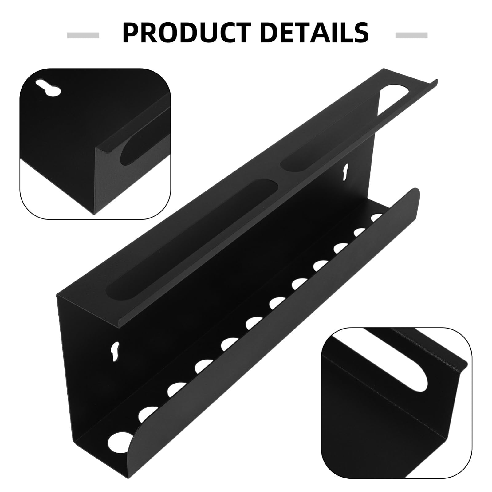 SOLUSTRE Soporte De Almacenamiento De Botellas De Spray y Organizador De Cepillos Estante Pared para De Limpieza De Coches Soporte para Cepillos De Detalle y Accesorios De Lavado