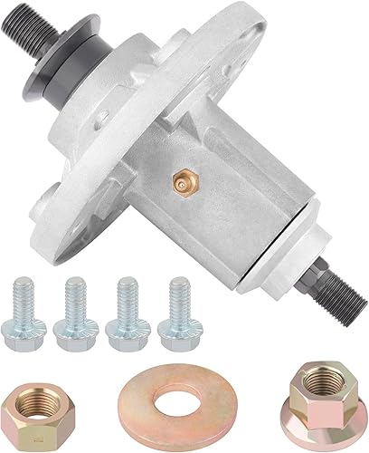 Conjunto de cortacésped para eje John Deere D140, D100-D160 LA100-LA165 X110 X120 y X140 GY20454, GY20867, GY20962 Oregon 82-359 Raisman 80-12-041