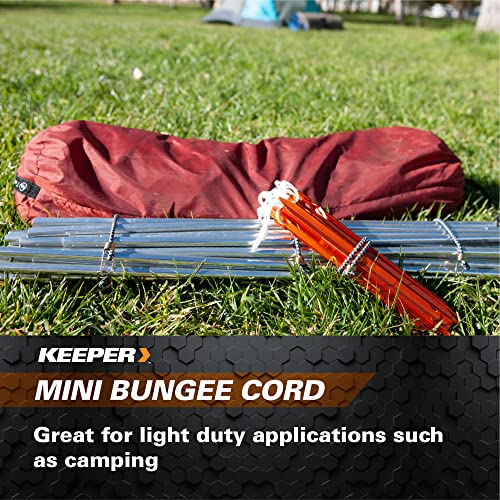 Keeper - 10" Mini Bungee Cords In Assorted Colors, 8 Pack #TOP5