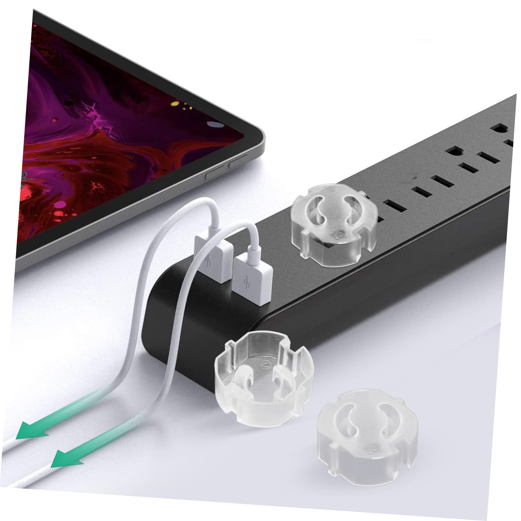 TOYANDONA 100pezzi Copripresa Sicurezza Per Ragazzo Ragazza Trasparenti Coprire Sicuro Per Prese Elettriche Design Anti-apertura Materiale Premium Protezione Per Ragazzo Ragazza e