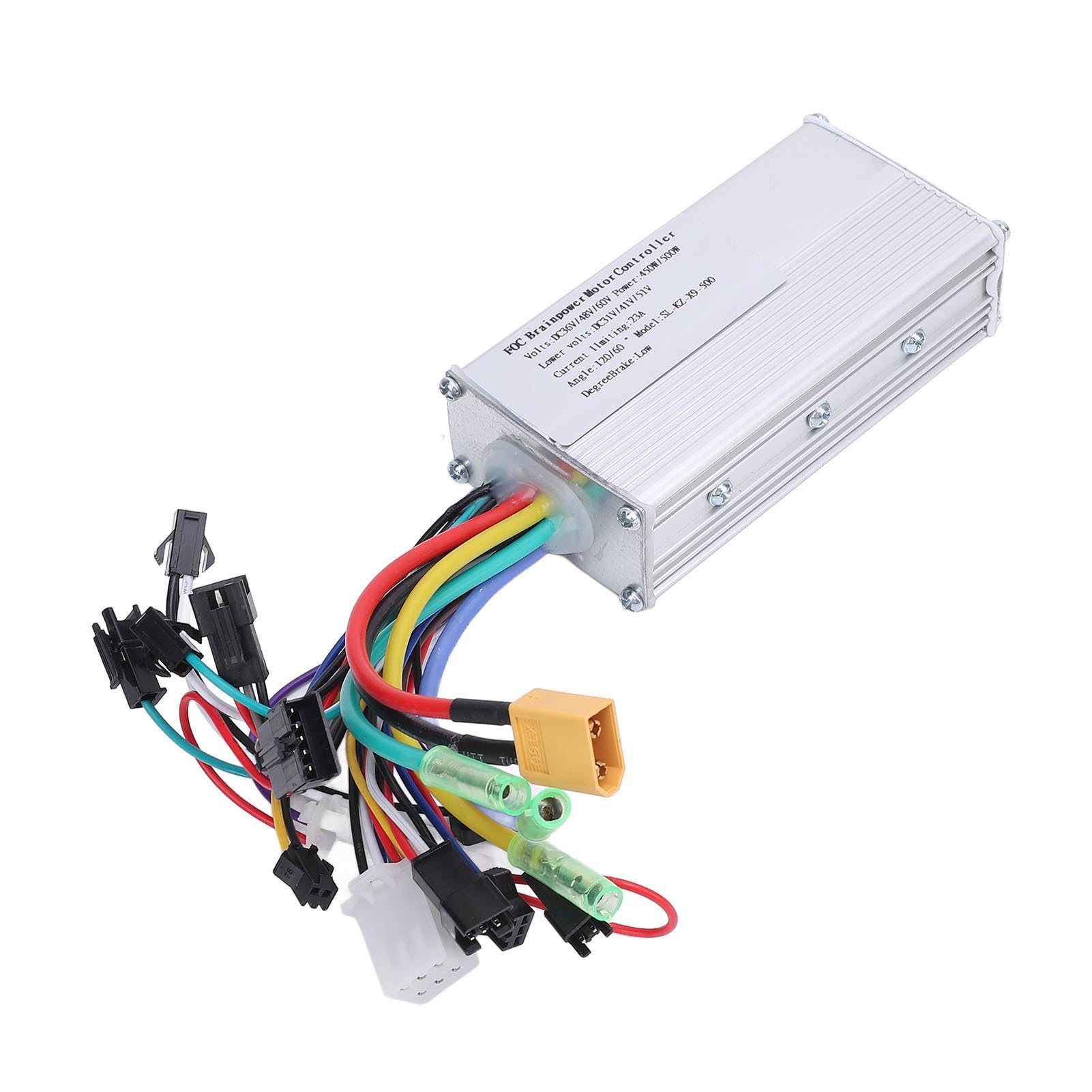 BuyWeek Kit Controller Brushless Bici Elettrica, Controller Motore Brushless 36V 48V 60V 450W 500W Centralina Bici Elettrica a Onda Sinusoidale con LCD G51