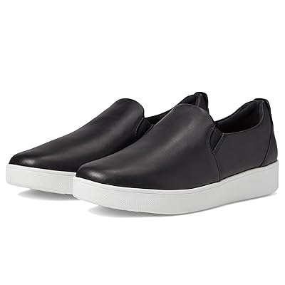 FitFlop Rally Leather Slip On Skate Sneakers Women