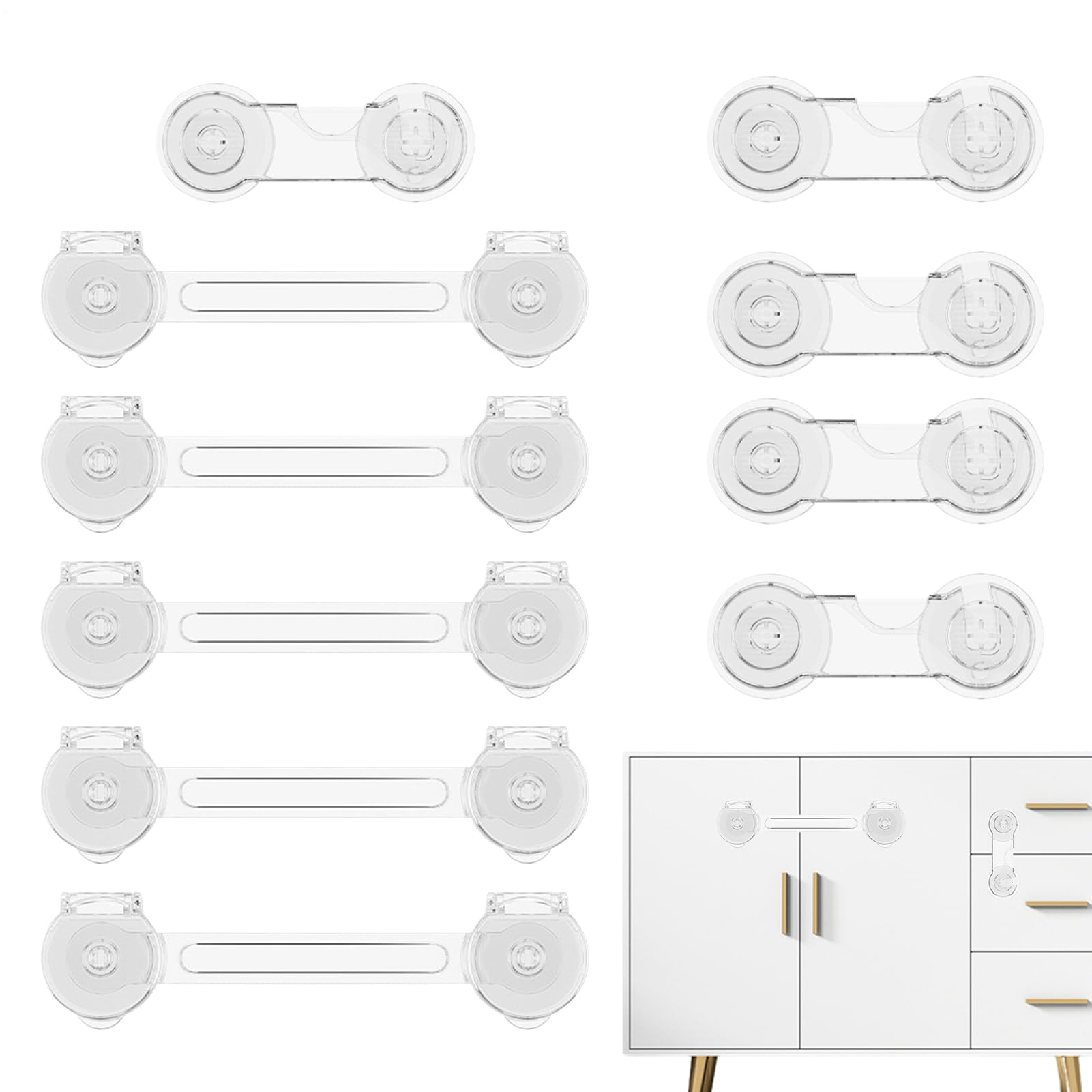 Blocco bambino - Sicurezza bambino per cassetti | Sicurezza casa senza | foratura per frigorifero cucina cassetto armadio elettrodomestico,armadio appartamento giovane