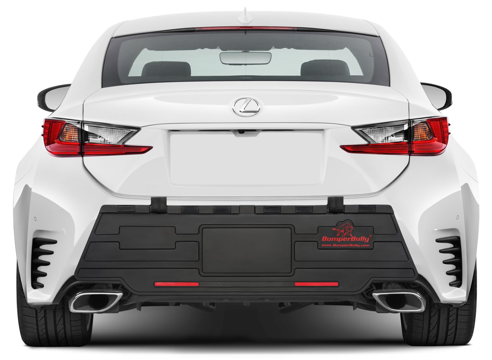 BumperBully - The Ultimate Outdoor Rear Bumper Guard (RED EDITION)