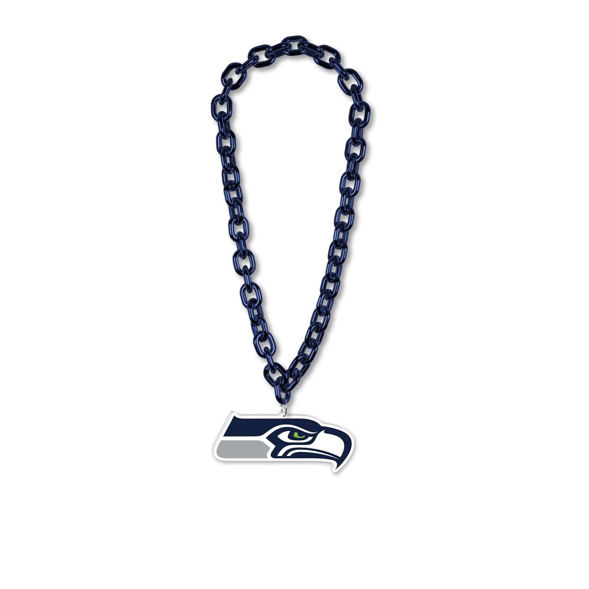 NFL Seattle Seahawks XXL 3D Fanchain Necklace