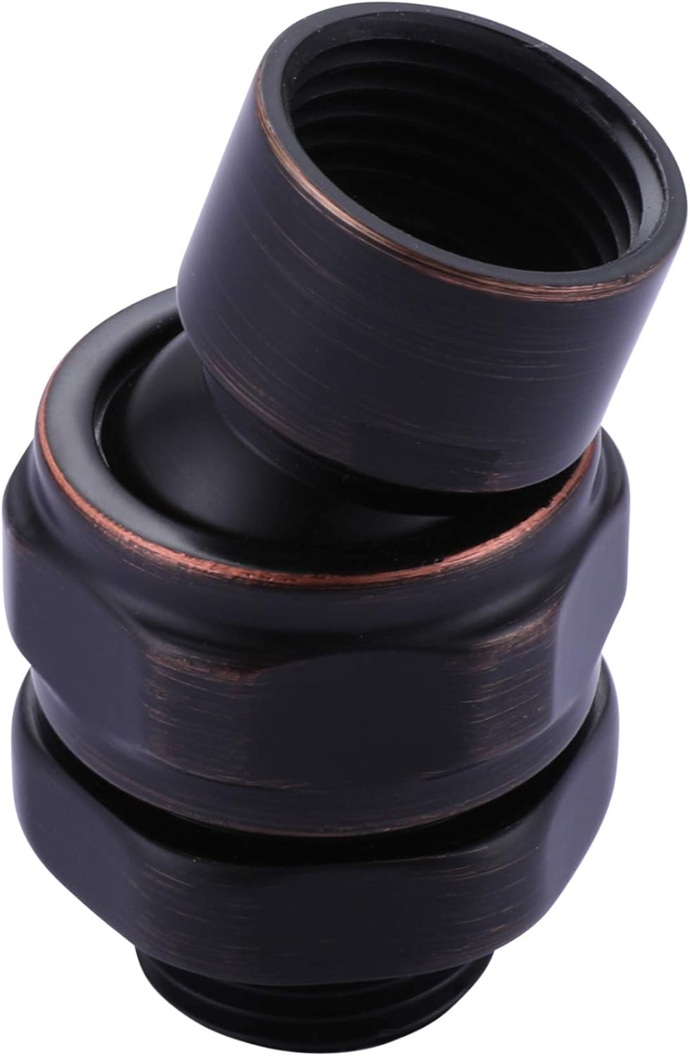 All Metal Shower Head Swivel Ball Adapter, Oil Rubbed Bronze