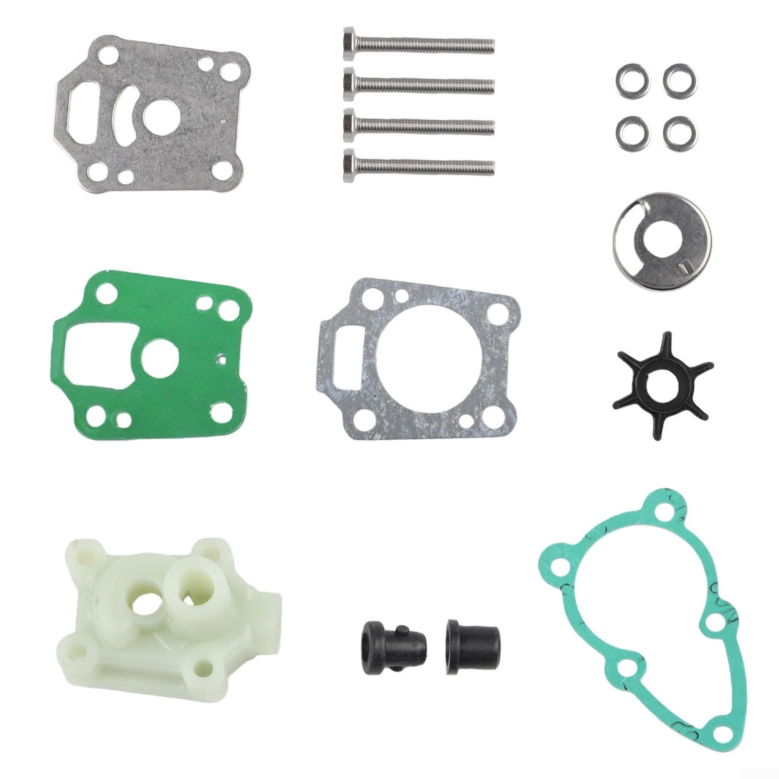 Kit de réparation de Pompe à Eau pour Tohatsu pour Nissan 4-5HP et Mer 8M, OEM 369-87322 369-65016, Outils de Service complets pour Moteur Hors-Bord Marin