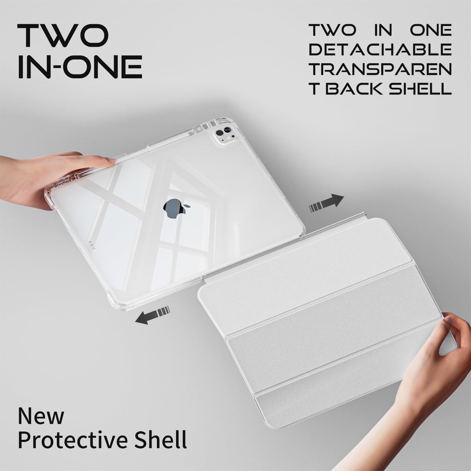 GKABXY Capa para iPad Pro de 13 polegadas (M4 2024) com suporte