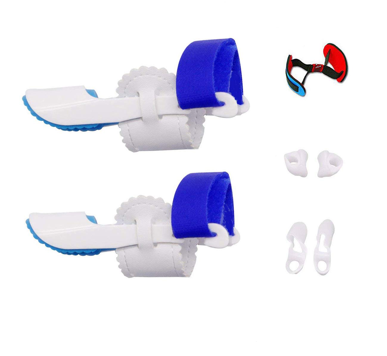 Bunion Corrector, Bunion Splints with Bunion Tape for Hallux Valgus, Big Toe Joint,Adjustable Velcro Bunion Splint Protector Sleeves kit(Women and Men,7 pcs)