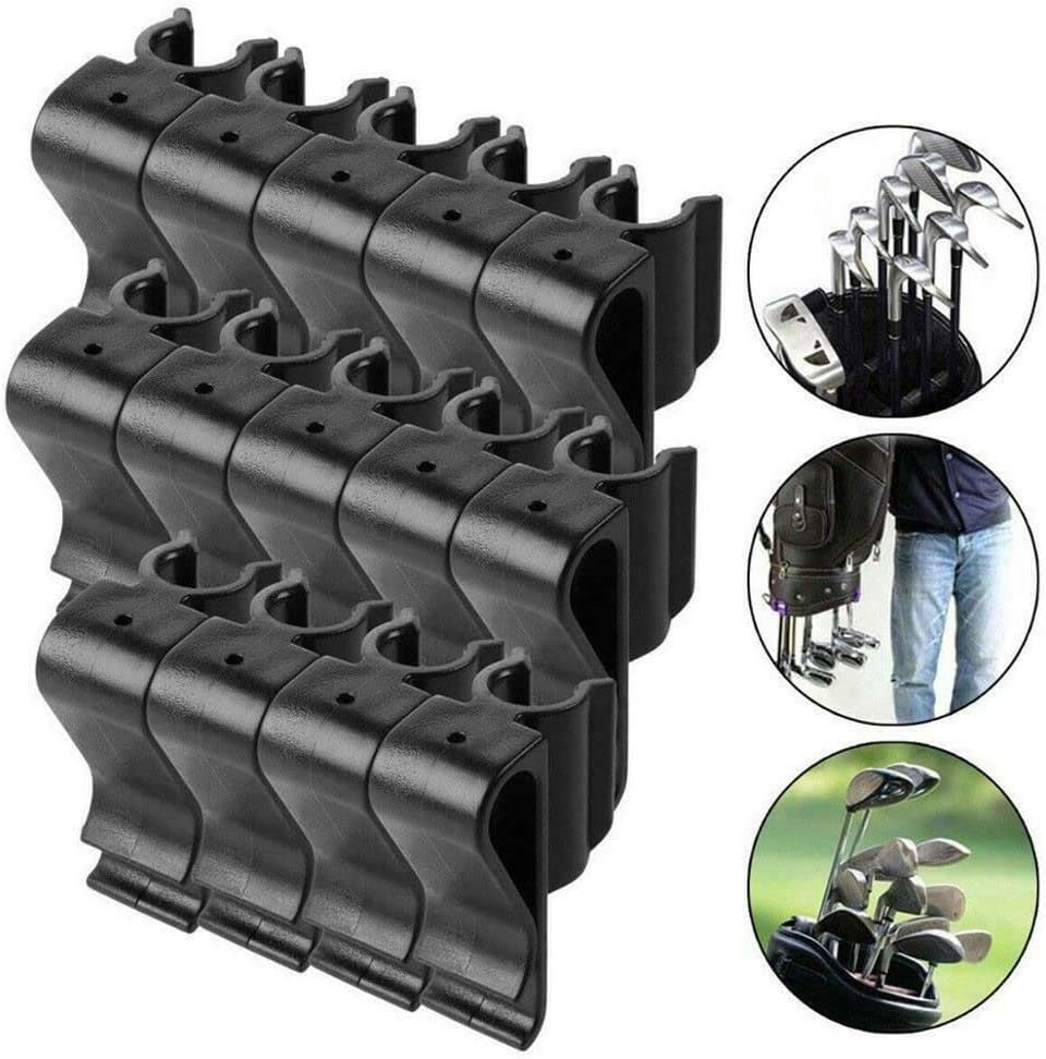Golf Club Clip 14pcs Golf Bag Clip Putting Organizer Portable Golf Equipment Sporting Goods On Putter Holder