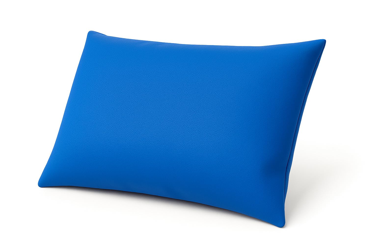 Kopfkissen, Couchkissen, Therapiekissen, Sitzkissen, Stützkissen aus Kunstleder, 40x30cm (Atoll Blau)