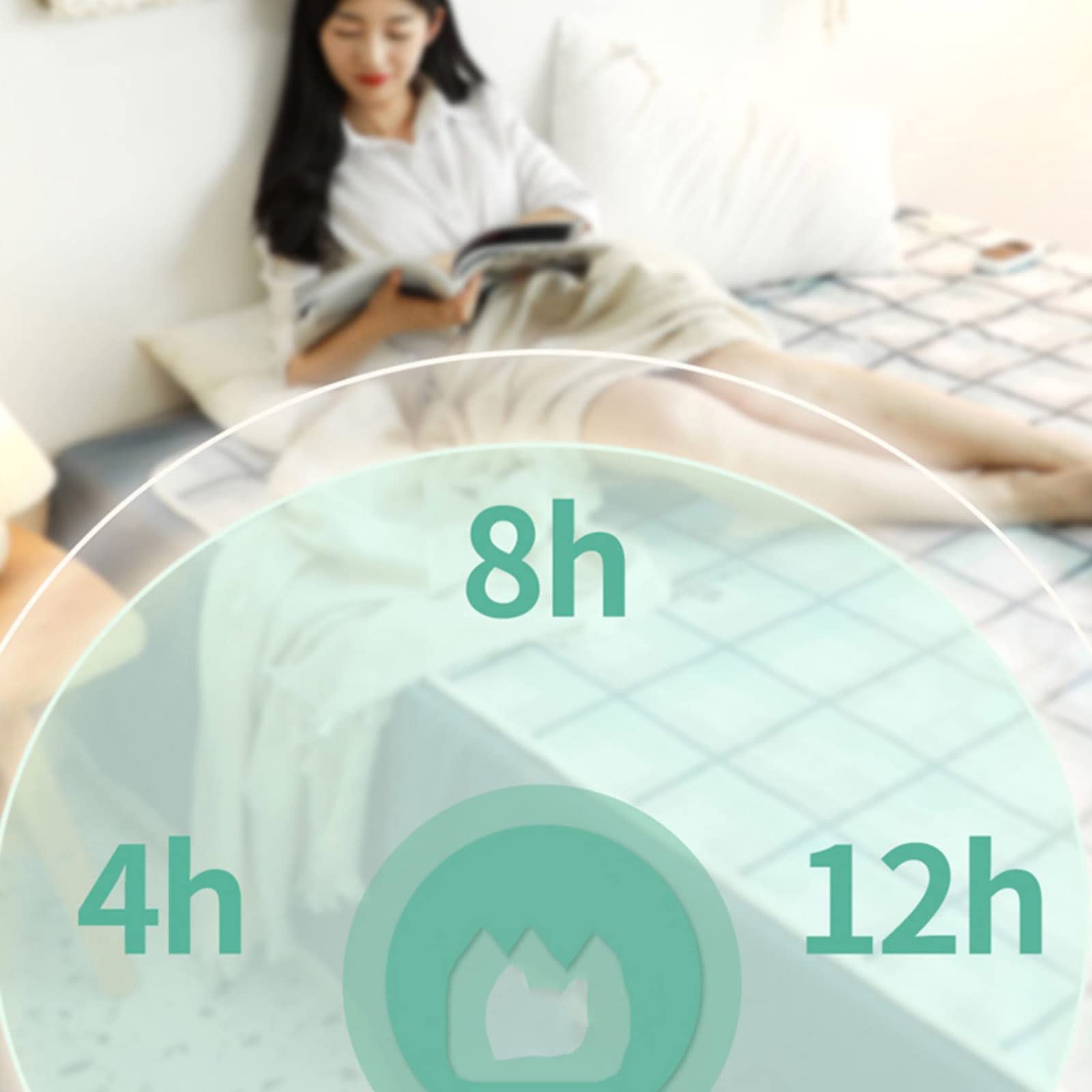 Coperta Elettrica Doppio Doppio Controllo Sicurezza Casa Controllo Temperatura Acaro Materasso Elettrico Singolo Lancio Riscaldato Coperta, Spegnimento Automatico Spegnimento Automatico