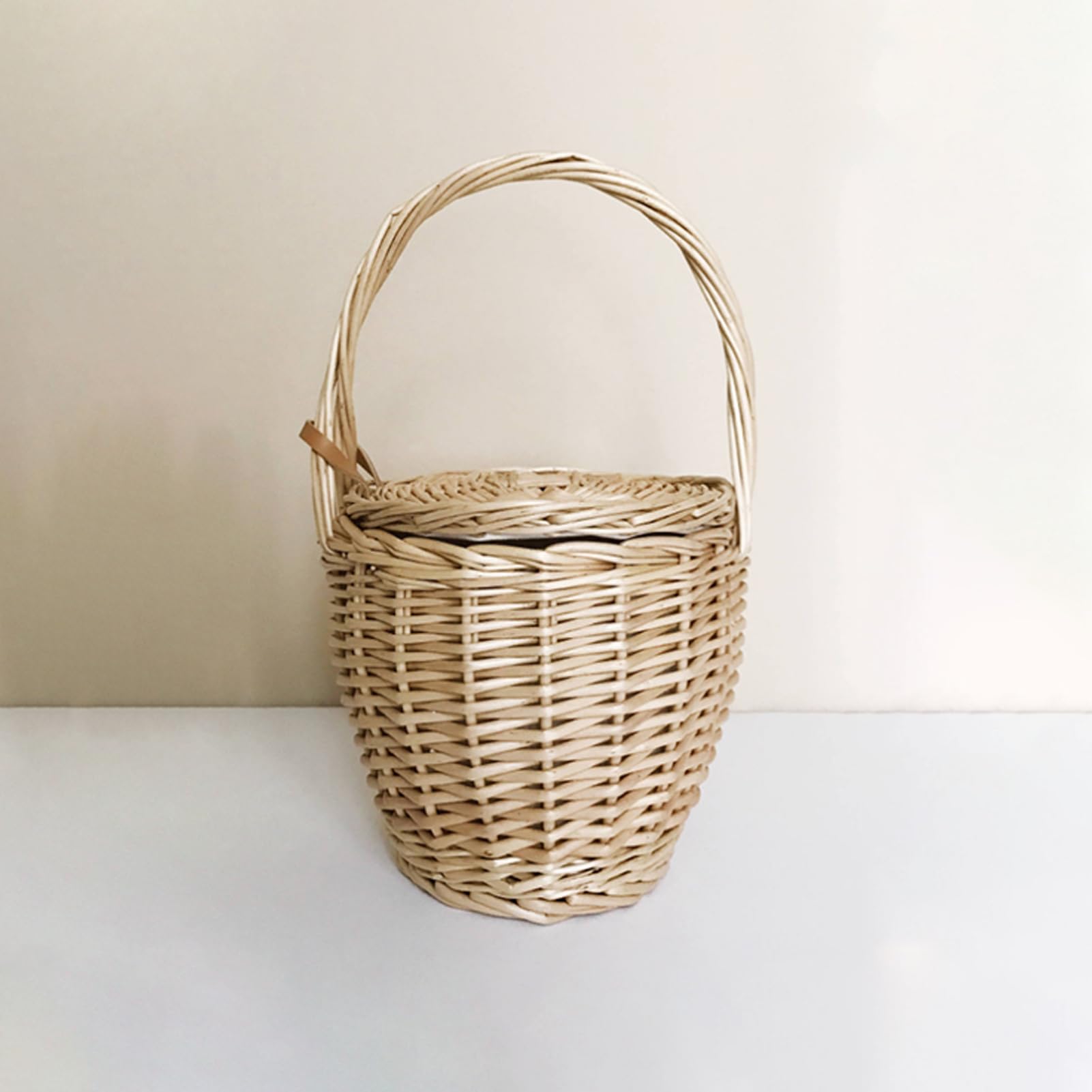 CESTO ROTONDO NEL Rattan Con Coperchio, Cesto Portaoggetti Nel Rattan Con Coperchio Cesto Portaoggetti 186241741861