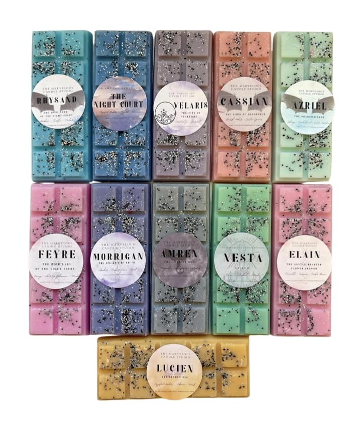 ACOTAR and TOG Licensed Wax Melts | Sarah J Maas A Court of Thorns and Roses Bookish Gifts | Throne of Glass Merch | Book Lover Wax Melts (50g Snap Bars) (Amren)