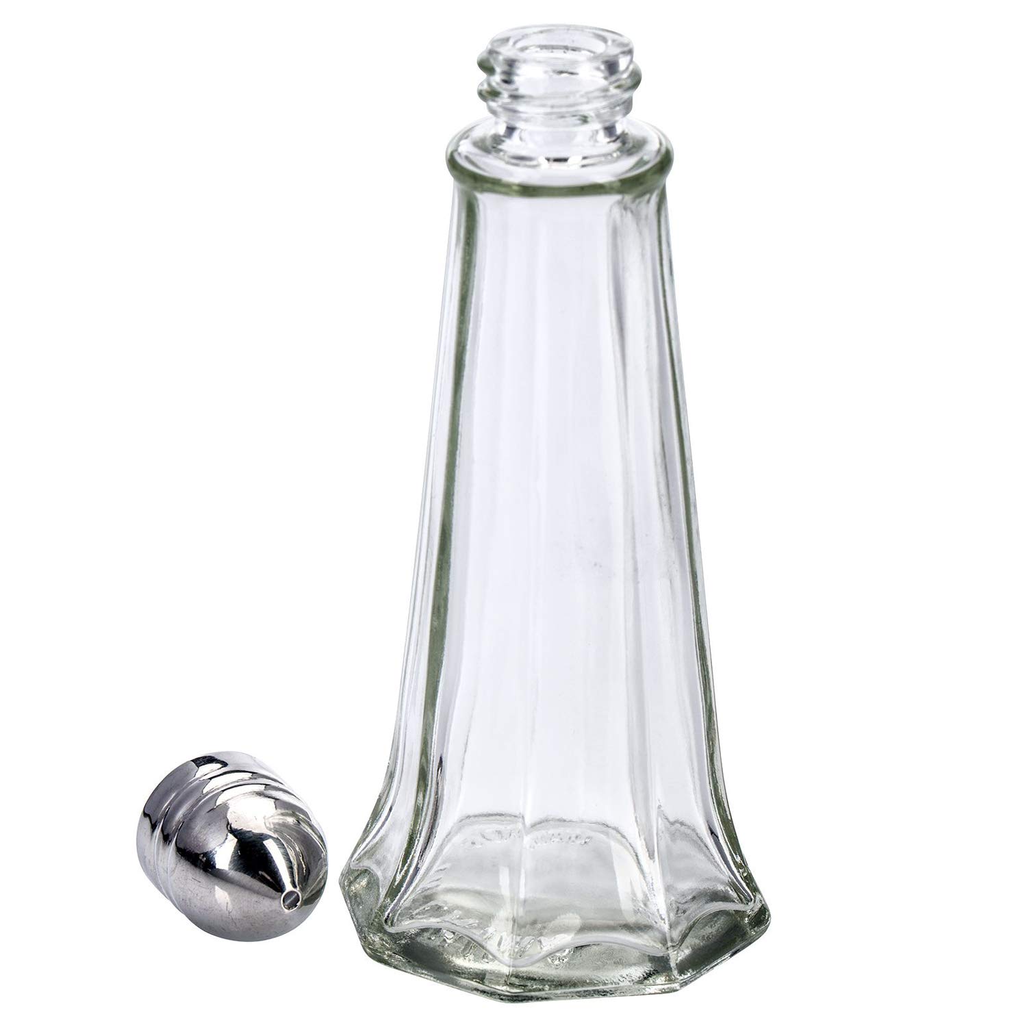 Westmark Zestaw: Pieprzniczka i solniczka, 2 elementy, Pojemność: 40 ml każdy, Szkło/Stal nierdzewna, New York, Srebrny/Przezroczysty, 65262270