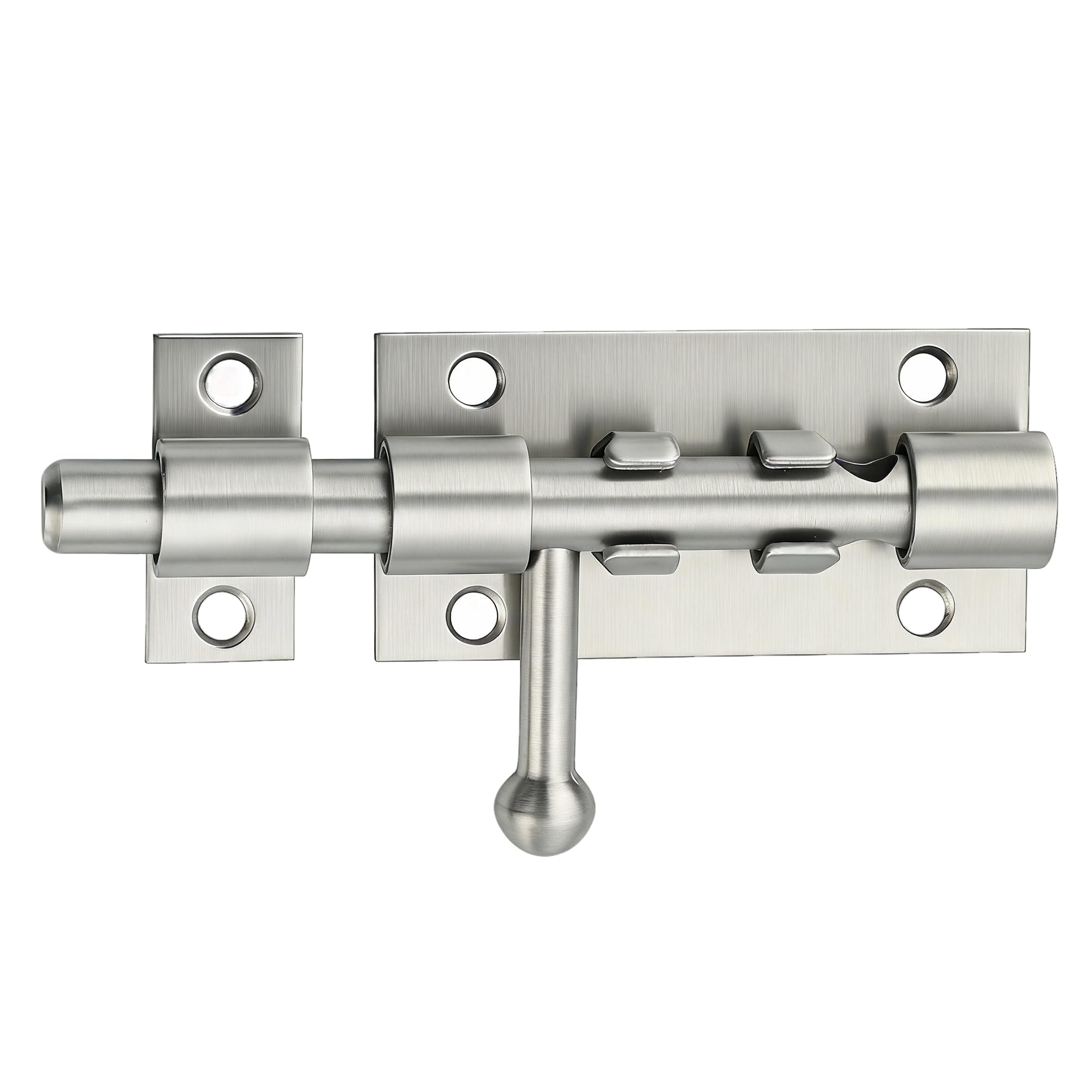 Alise 4 Inch Sliding Door Lock, Security Gate Latch for Shed Door