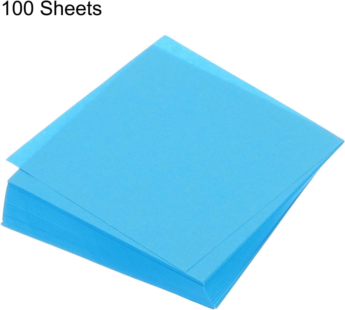 MECCANIXITY 100 Sheet Origami Paper Double Sided Aquamarine Blue 5.5x5.5 Inch Square Sheet for Art Craft Project, Beginners, Gifts Decor image 3