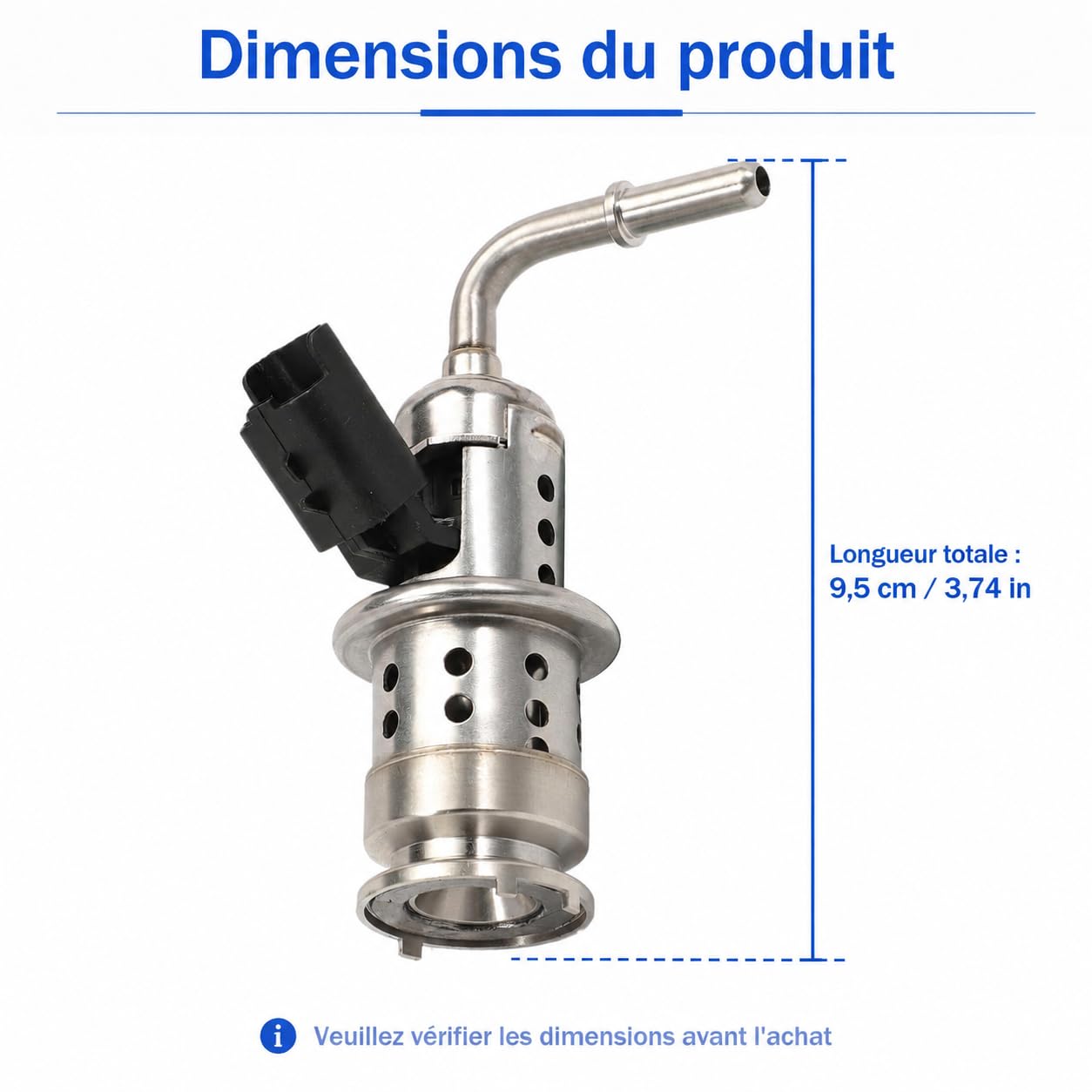 Injecteur de Carburant 2 Broches Compatible avec Peugeot 208 2008 308 3008 5008 Expert Partner Traveller, Compatible avec Citroën Berlingo C-Elysée C4 Jumpy DS DS3 DS4 DS5, Remplacement OE 9802763880